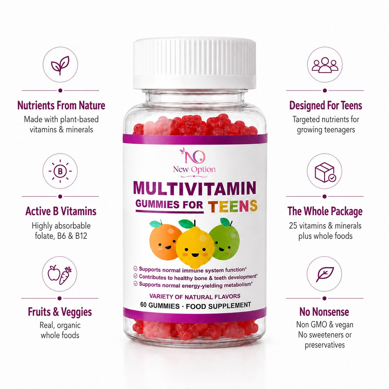 Multivitamins Gummies for Teens